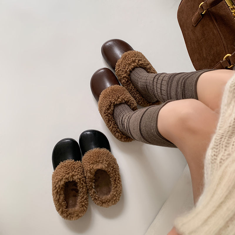 1.5cm包头拖鞋女外穿2025秋冬