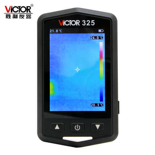 胜利 手持式红外线热像仪VC325 热成像仪建筑地暖电力电气检测