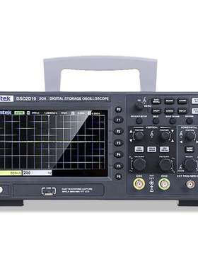 hantek汉泰DSO2C10/2D10双通道数字存储示波器+信号源100M/1G采样