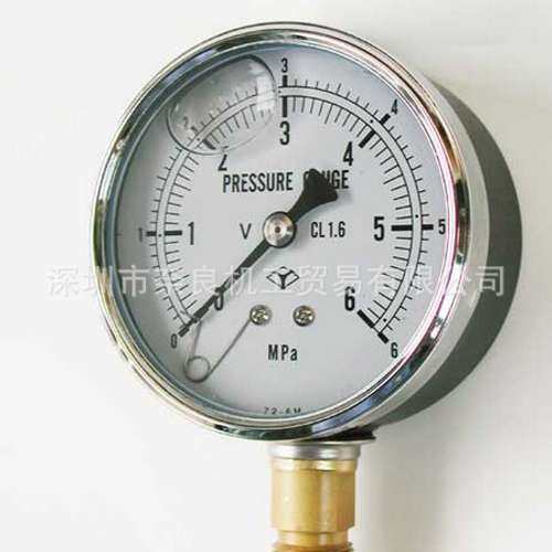 日本淀川计器YODOGAWA甘油压力表ADGT　R1/4　39*25MPA