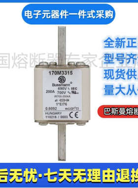 巴斯曼 bussmann 熔断器 170M5926 170M5927 170M5928 170M5929