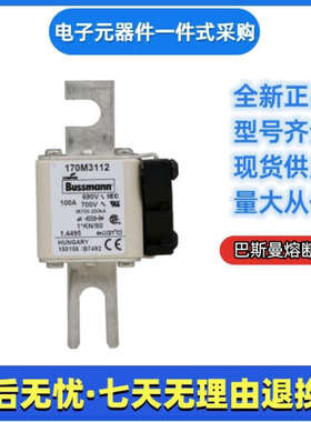 巴斯曼bussmann熔断器170M3112 170M3113 170M3114 170M3115