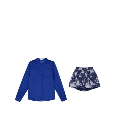 高奢系列设计师款夏季时尚100苎麻套装25HG1785