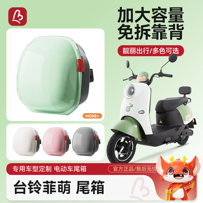 万仕龙台铃赤兔电动车后置车筐