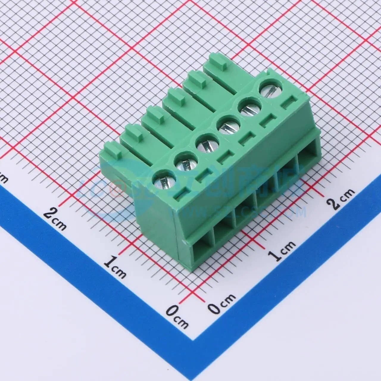 插拔式接线端子MX15EDGK-3.5-06P-GN01-Cu-Y-A P=3.5mm 1x6P 公插