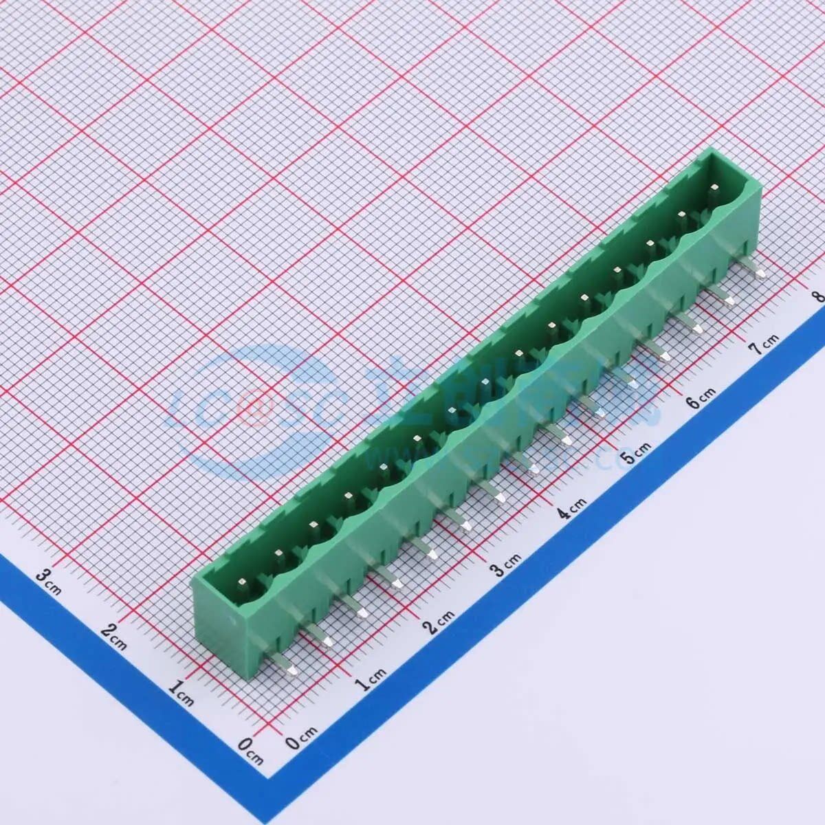插拔式接线端子MX2EDGRC-5.08-15P-GN01-Cu-A 弯插5.08mm 1x15P