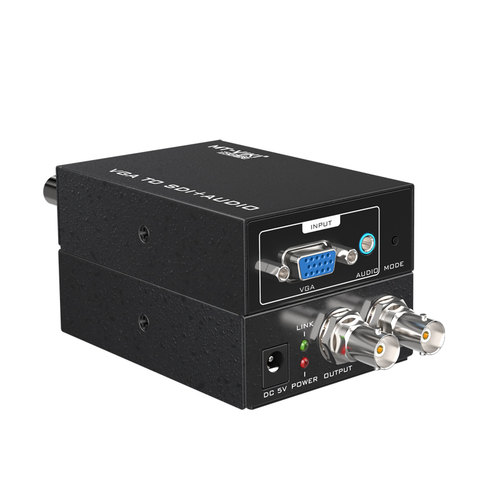 迈拓维矩VGA转SDI高清音视频转换器1080P信号增强中继分配MT-VS12