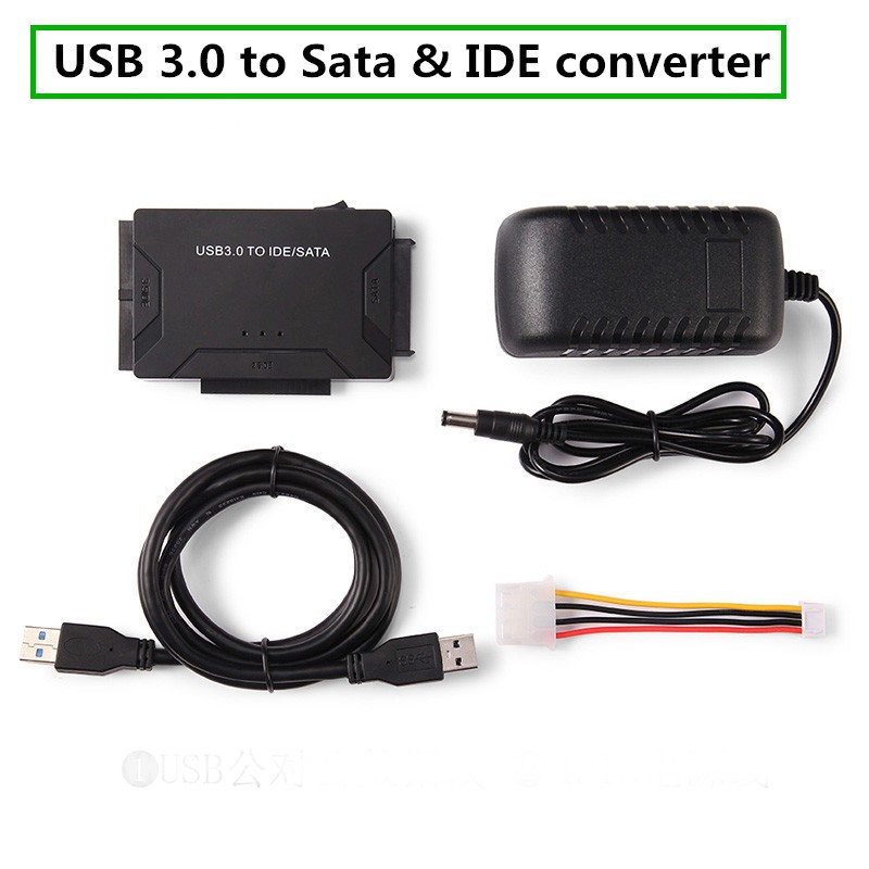 USB 3.0 SATA IDE多功能硬盘驱动器适配器转换器2.5/ 3.5 美英欧