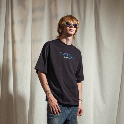 PUPILTRAVEL潮牌短袖男字母印花