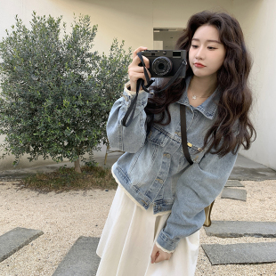 现货2026年新款 宽松牛仔外套8621P145K208 春装