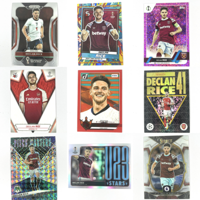 赖斯球星卡专辑 英格兰 足球世界杯 莱斯  阿森纳 帕尼尼 topps