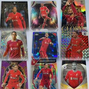 利物浦球员范戴克/范迪克普特卡专集 正版足球球星卡