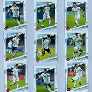 正版 2021 足球球星卡 阿根廷队全套及单卡 soccer系列 donruss