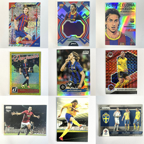 伊布球星卡专集(300种) 正版足球球星卡 瑞典队 帕尼尼 topps