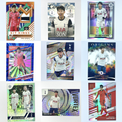 孙兴敏球星卡专辑（100种）  正版足球球星卡 韩国世界杯 topps