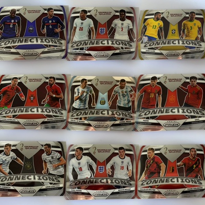 2022世界杯connec ions系列双人特卡全套及单卡足球球星卡 帕尼尼