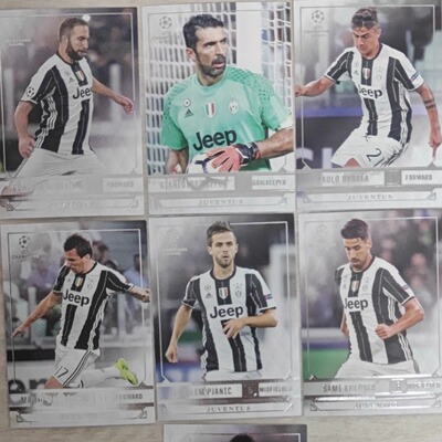 足球球星卡 2016-17 Topps UEFA 欧冠普卡 尤文图斯 全套及单卡