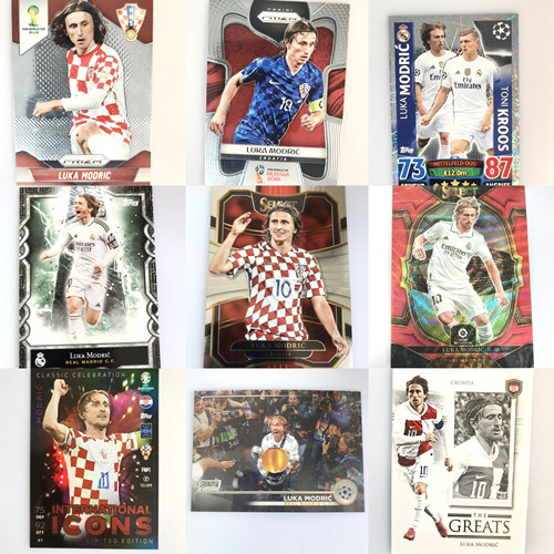 莫德里奇球星卡专辑（200种）魔笛正版足球球星卡 克罗地亚 topps
