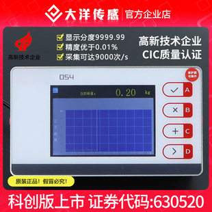 大洋测力称重显示控制仪器仪表高精度通讯联网自动化高速测量D054