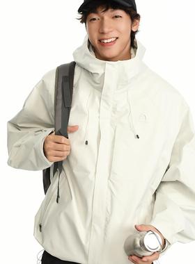 【三合一】TSAS羽绒内胆三防冲锋衣防风保暖外套男女宽松户外夹克