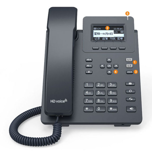 简能D20/D21/D32/D33IP/D21网络IP话机IPV6兼容网络IPPBX电话交换