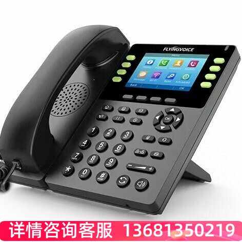 FLYINGVOICE 飞音高端触摸彩屏千兆SIP酒店办公网络电话机FIP14G