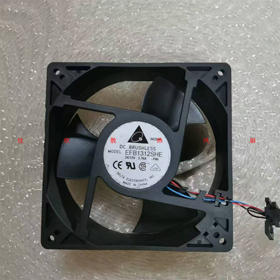 DELTA EFB1312SHE 12V 2.76A 12.7CM 12738 PWM温控暴力散热风扇