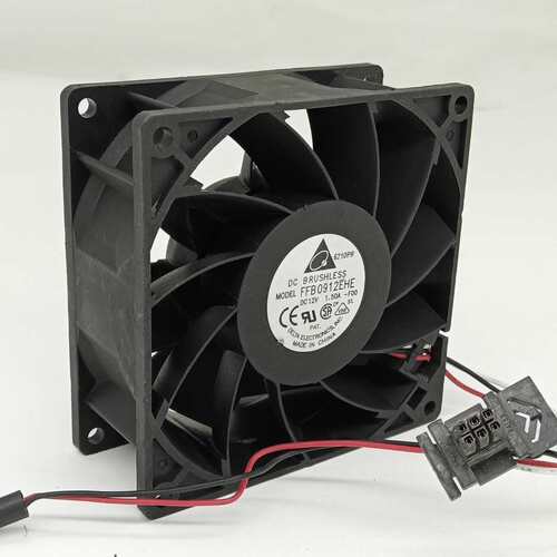 台达FFB0912EHE 9038 9CM DC12V 1.5A机箱游戏机暴力散热风扇9238