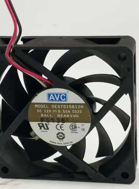 原装AVC DE07015B12H DC12V 0.50A 7CM 7015  CPU大风量散热风扇