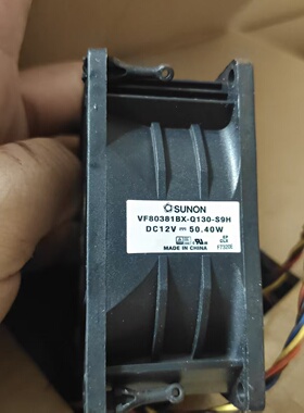 SUNON 8038 8CM风扇 4线PWM VF80381BX-Q130-S9H 12V 50.40W
