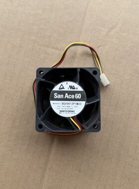 原装三洋正品9GV0612P1M03  12V 1.5A  60*60*38MM 散热风扇