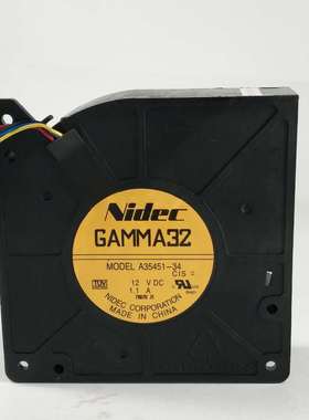 NIDEC 12032 12V 1.1A GAMMA32 A35451-34思科交换机散热风扇鼓机