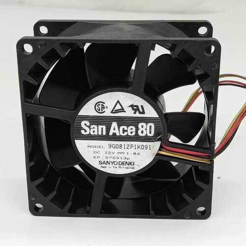 全新日本三洋8038 9G0812P1K091 12V 1.8A 4线带PWM 暴力风扇