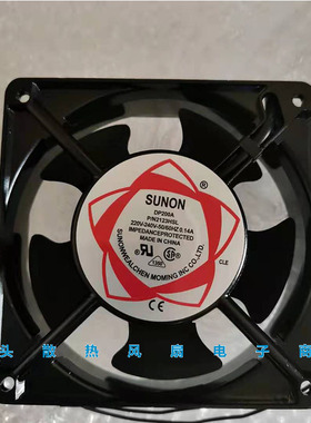 SUNON DP200A P/N 2123HSL/HBL AC220V 12038 12CM口罩机散热风扇