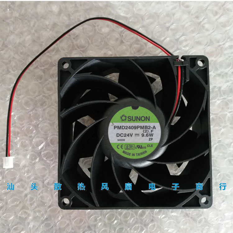 正品 建准SUNON PMD2409PMB2-A 9038 24V 9.6W 3线变频器散热风扇