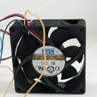 AVC DATC0825B2G 12V 1.60A 8025 8CM大风量4针PWM温控散热风扇
