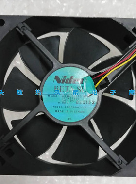 NIDEC D09T-24TS1 01B 9CM 9025 9225 24V 0.11A 3线 散热 风扇