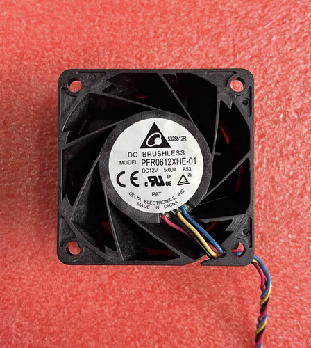 DELTA台达6CM 6038 PFR0612XHE-01 12V 5A大风量高速暴力散热风扇
