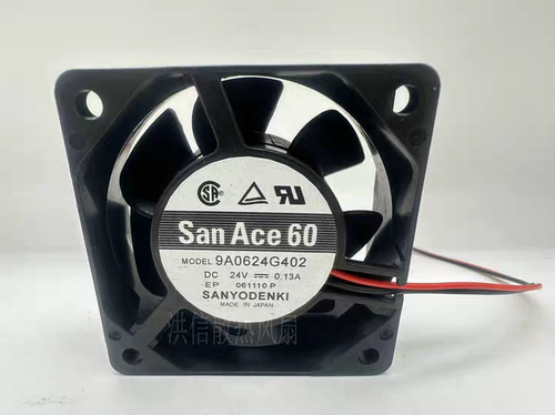 三洋  9A0624G402  DC24V 0.13A 6cm 6025 工控变频器风扇