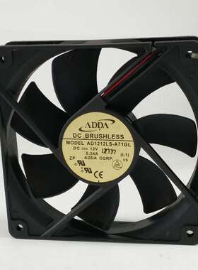 ADDA AD1212LS-A71GL 12V 0.24A 12025 12CM电源机箱静音散热风扇