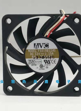 原装 AVC 6010 DC12V 0.15A F6010B12MS 6CM散热风扇60*60*10MM