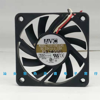 原装 AVC 6010 DC12V 0.15A F6010B12MS 6CM散热风扇60*60*10MM