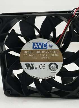 AVC DBTB1225B4S 12CM 12025 24V 0.55A大风量变频器机箱散热风扇