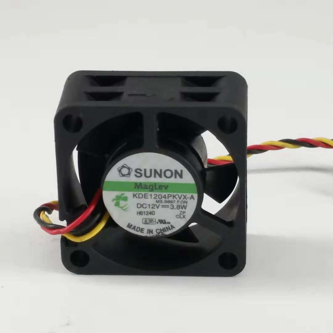 建准SUNON KDE1204PKVX-A 4020 12v 3.8W 4CM交换机电源散热风扇