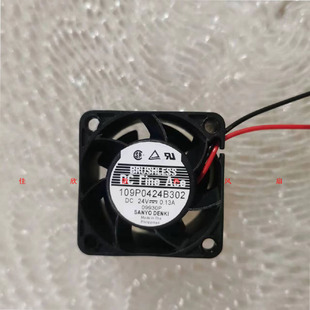全新三洋 109P0424B302 24V 0.13A 4CM 4028滚珠变频器风扇
