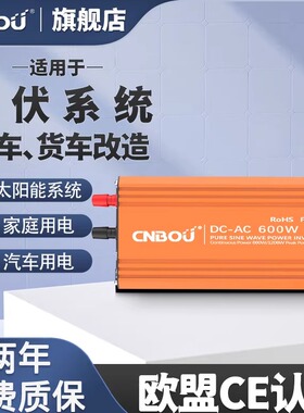 博优纯正弦波逆变器300W起12v24v48v转220v电瓶转换器房货车光伏