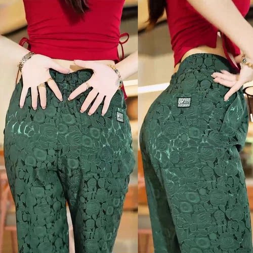 商场外贸运动短裤子女款夏季薄款冰丝百搭休闲裤时尚潮流七分中裤