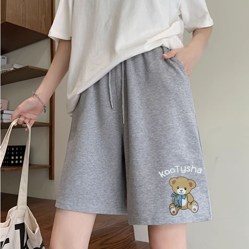 短裤女夏季跑步休闲运动中裤宽松显瘦学生外穿ins潮直筒五分裤子,女装/女士精品,休闲裤,淘宝优惠券,粉丝福利购,淘宝优惠卷