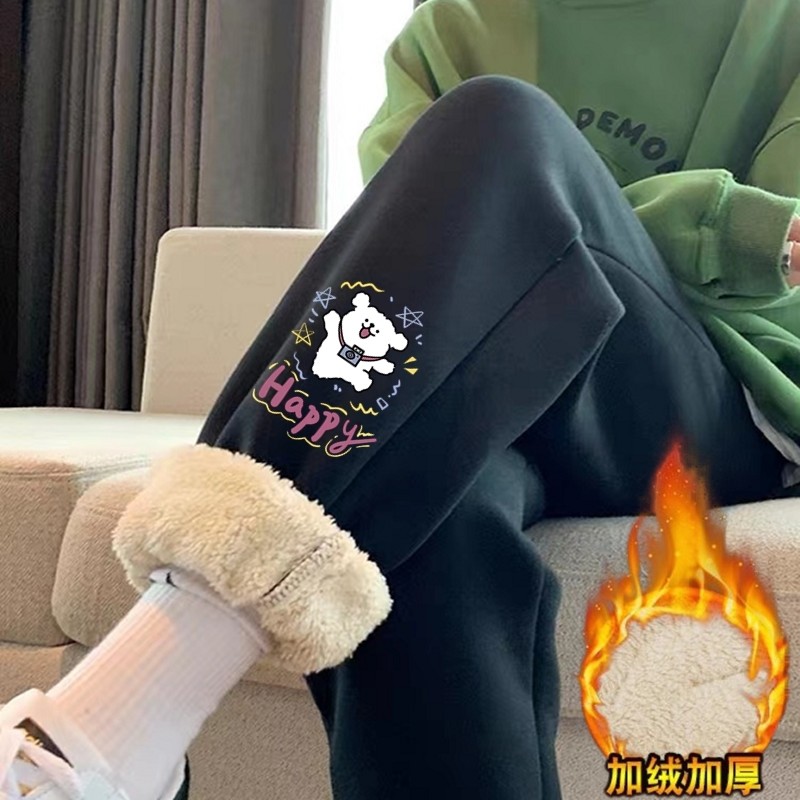 商场清仓加绒裤子女冬季新款哈伦休闲裤加厚羊羔绒卫裤显瘦运动裤,女装/女士精品,卫裤,淘宝优惠券,粉丝福利购,淘宝优惠卷
