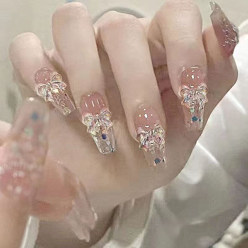 美甲穿戴甲指甲贴中长款